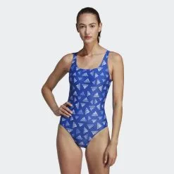 Bañador Adidas Allover Print Sportswear - Equipamiento de Triatlón -Quechuagatta comercio baador adidas allover print sportswear 5