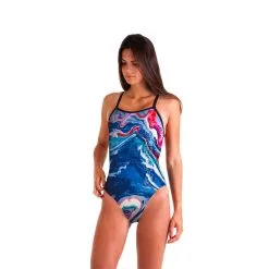 R-EVENGE Bañador De Una Pieza De Natación Para Mujer Endurance Paint - Triatlón y Natación