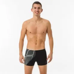 Bañador Hombre Natación Arena Bóxer Negro - Ideal para Triatlón