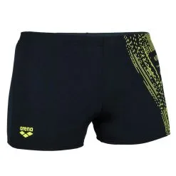 Bañador Hombre Natación Arena Bóxer Negro Amarillo - Colección Triatlón -Quechuagatta comercio baador hombre natacion arena boxer negro amarillo 3
