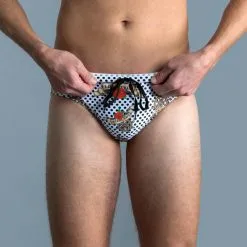 Bañador Hombre Natación Arena Slip Gris - Colección Triatlón -Quechuagatta comercio baador hombre natacion arena slip gris 2