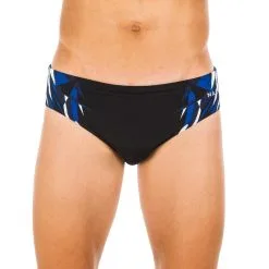 Bañador Hombre Natación Slip Nabaiji Negro Estampado - Colecciones Triatlón -Quechuagatta comercio baador hombre natacion slip nabaiji negro estampado 4