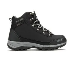 Botas De Montaña Unisex IZAS Gouter Negro Y Plata - Calzado de Senderismo para Aventuras Outdoor