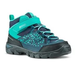 Botas De Montaña Y Trekking Impermeables Velcro Niños 28 A 34 Quechua MH120 Mid - Calzado Deportivo Infantil para Aventuras al Aire Libre