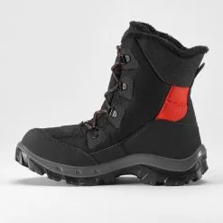 Botas de Nieve y Apreski Impermeables para Niños Quechua SH500 Warm Negro - Tallas 30-38 -Quechuagatta comercio botas de nieve y apreski impermeables nios 30 38 quechua sh500 warm negro 2