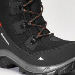 Botas de Nieve y Apreski Impermeables para Niños Quechua SH500 Warm Negro - Tallas 30-38 -Quechuagatta comercio botas de nieve y apreski impermeables nios 30 38 quechua sh500 warm negro 4