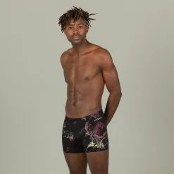Nabaiji Bóxer Natación Fiti Trao Hombre Negro Rojo Beis -Quechuagatta comercio boxer natacion fiti trao hombre negro rojo beis 2