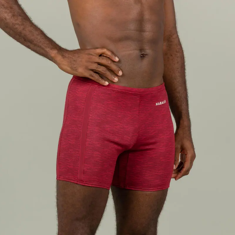 Bañador Hombre Natación Bóxer Largo Nabaiji Negro - Triatlón 5 Bañador Hombre Natación Bóxer Largo Nabaiji Negro - Triatlón - Imagen 5