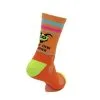 Calcetines de Running Unisex KAMUABU #COMOUNACABRA - Color Naranja 2 Hilos