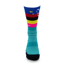 Calcetines de Running Manchado Unisex - KAMUABU Multicolor de 1 Hilo para Trail Running -Quechuagatta comercio calcetines de running manchado unisex kamuabu multicolor de 1 hilo 2