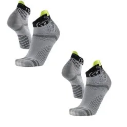 Sidas Calcetines Finos para Correr por Carretera - Juego de 2 Pares Run Feel - Ropa Trail Running