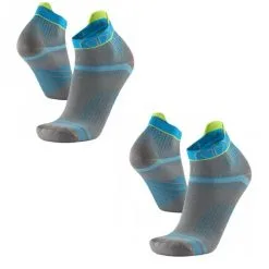 Sidas Calcetines Finos para Correr por Carretera - Juego de 2 Pares Run Feel - Ropa para Trail Running