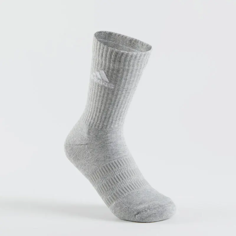 Calcetines Largos de Deporte ADIDAS Gris Blanco Negro - Lote de 3 - Pádel 2 Calcetines Largos de Deporte ADIDAS Gris Blanco Negro - Lote de 3 - Pádel - Imagen 2