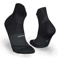 Calcetines Running KIPRUN RUN900 Gruesos con Strap - Negros