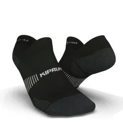 Calcetines Running RUN900 Negro Finos Invisibles Ecodiseño - KIPRUN