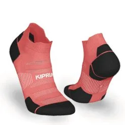 Calcetines Running RUN900 Negro Finos Invisibles Ecodiseño - KIPRUN -Quechuagatta comercio calcetines running run900 rosa finos invisibles