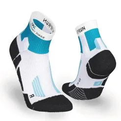 Calcetines Running RUN900 X Blanco Azul - KIPRUN