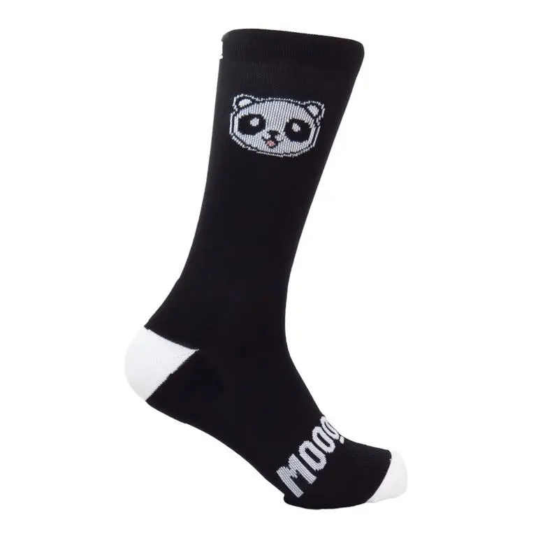 Calcetines Unisex Con Refuerzos Compresivos Mooquer Panda Stan Negros Bordados - Ropa para Trail Running 2 Calcetines Unisex Con Refuerzos Compresivos Mooquer Panda Stan Negros Bordados - Ropa para Trail Running - Imagen 2