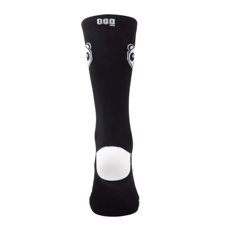 Calcetines Unisex Con Refuerzos Compresivos Mooquer Panda Stan Negros Bordados - Ropa para Trail Running 4 Calcetines Unisex Con Refuerzos Compresivos Mooquer Panda Stan Negros Bordados - Ropa para Trail Running - Imagen 4