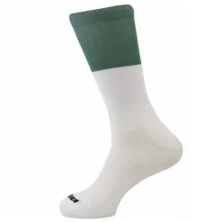 Calcetines Unisex Con Rejilla Altos Verano Mooquer Bitone Spruce Corsa Blanco - Diseño Ergonómico para Trail Running