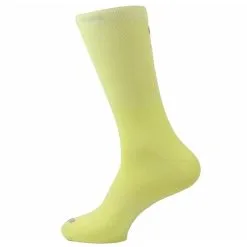 Calcetines Unisex Lisos Altos Mooquer Classy Amarillo Bordados en España - Ropa de Trail Running