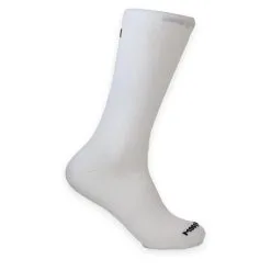 Calcetines Unisex Lisos Altos Mooquer Classy Evo Blanco - Ropa para Trail Running -Quechuagatta comercio calcetines unisex lisos altos mooquer classy evo blanco bordados en espaa 2