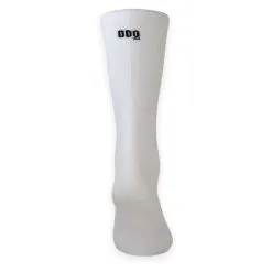 Calcetines Unisex Lisos Altos Mooquer Classy Evo Blanco - Ropa para Trail Running -Quechuagatta comercio calcetines unisex lisos altos mooquer classy evo blanco bordados en espaa 3