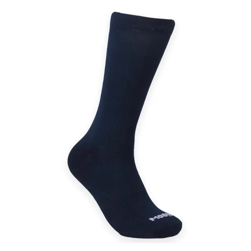 Calcetines Unisex Lisos Altos Mooquer Classy Evo Navy Azul - Bordados en España para Trail Running 2 Calcetines Unisex Lisos Altos Mooquer Classy Evo Navy Azul - Bordados en España para Trail Running - Imagen 2