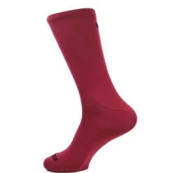 Calcetines Unisex Lisos Altos Mooquer Classy Granates Bordados España - Ideales para Trail Running
