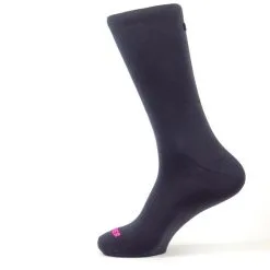 Calcetines Unisex Lisos Altos Mooquer Classy Pinkgrey Gris - Ropa de Trail Running