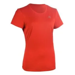 Kalenji Camiseta Atletismo Personalizable Mujer Club Rojo - Ropa para Caminar