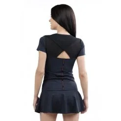 Camiseta De Manga Corta De Padel Drop Shot Tania 2023 - Negro - Mujer 6 Camiseta De Manga Corta De Padel Drop Shot Tania 2023 - Negro - Mujer -Quechuagatta comercio camiseta de manga corta de padel drop shot tania 2023 color negro 2