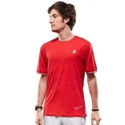 Camiseta De Pádel Manga Corta Hombre Pro Royal Padel Roja - Alta Calidad y Diseño