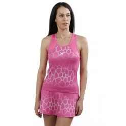 Camiseta De Padel Sin Mangas Drop Shot Naura Mujer 2023 Rosa | Ropa Mujer Pádel