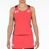 BULLPADEL Camiseta De Pádel Transpirable Con Cuello Redondo Mujer Ravolta Roja - Ropa Mujer Pádel