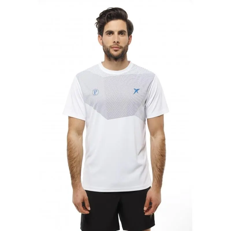 Camiseta Drop Shot Lima White - Camiseta de Padel para Hombre - Diseño Ligero y Transpirable 1 Camiseta Drop Shot Lima White - Camiseta de Padel para Hombre - Diseño Ligero y Transpirable