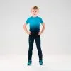 Camiseta Running Manga Corta Niños Kiprun Skincarte Azul - Ropa Deportiva para Caminar