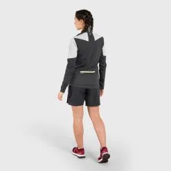 Camiseta Trail Running Mujer Gris Softshell Manga Larga - EVADICT -Quechuagatta comercio camiseta trail running mujer gris softshell manga larga 3