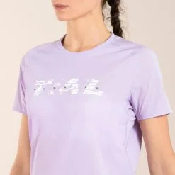 Camiseta de Trail Running para Mujer EVADICT - Lila con Estampado, Manga Corta 8 Camiseta de Trail Running para Mujer EVADICT - Lila con Estampado, Manga Corta -Quechuagatta comercio camiseta trail running mujer lila estampado manga corta 2