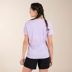 Camiseta de Trail Running para Mujer EVADICT - Lila con Estampado, Manga Corta 9 Camiseta de Trail Running para Mujer EVADICT - Lila con Estampado, Manga Corta -Quechuagatta comercio camiseta trail running mujer lila estampado manga corta 3