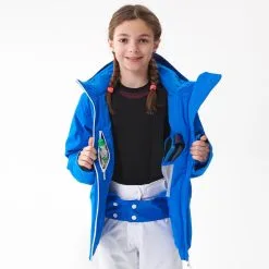 WEDZE Chaqueta de Esquí para Niños - Cálida, Impermeable y Ligera - 900 Azul -Quechuagatta comercio chaqueta de esqui nios calida e impermeable 900 azul 3