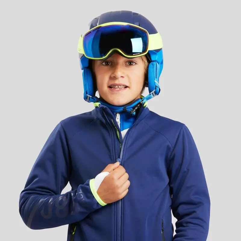 WEDZE Chaqueta de Esquí Racing para Niños 980 Azul - Impermeable y Transpirable - Tallas Varias 2 WEDZE Chaqueta de Esquí Racing para Niños 980 Azul - Impermeable y Transpirable - Tallas Varias - Imagen 2