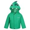 Regatta Chaqueta Impermeable Dinosaurio Para Niños/Niñas Verde Gominola - Ideal para Deportes Outdoor
