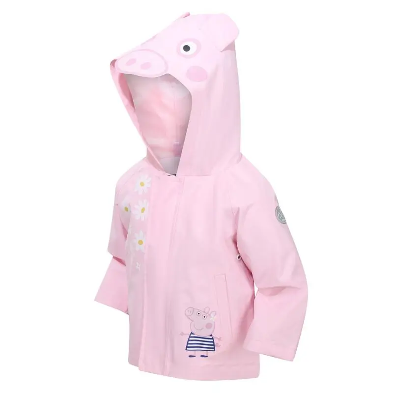 Regatta Chaqueta Peppa Pig Para Niños/Niñas Neblina Rosa - Chaqueta Impermeable y Ligera para Actividades al Aire Libre 3 Regatta Chaqueta Peppa Pig Para Niños/Niñas Neblina Rosa - Chaqueta Impermeable y Ligera para Actividades al Aire Libre - Imagen 3