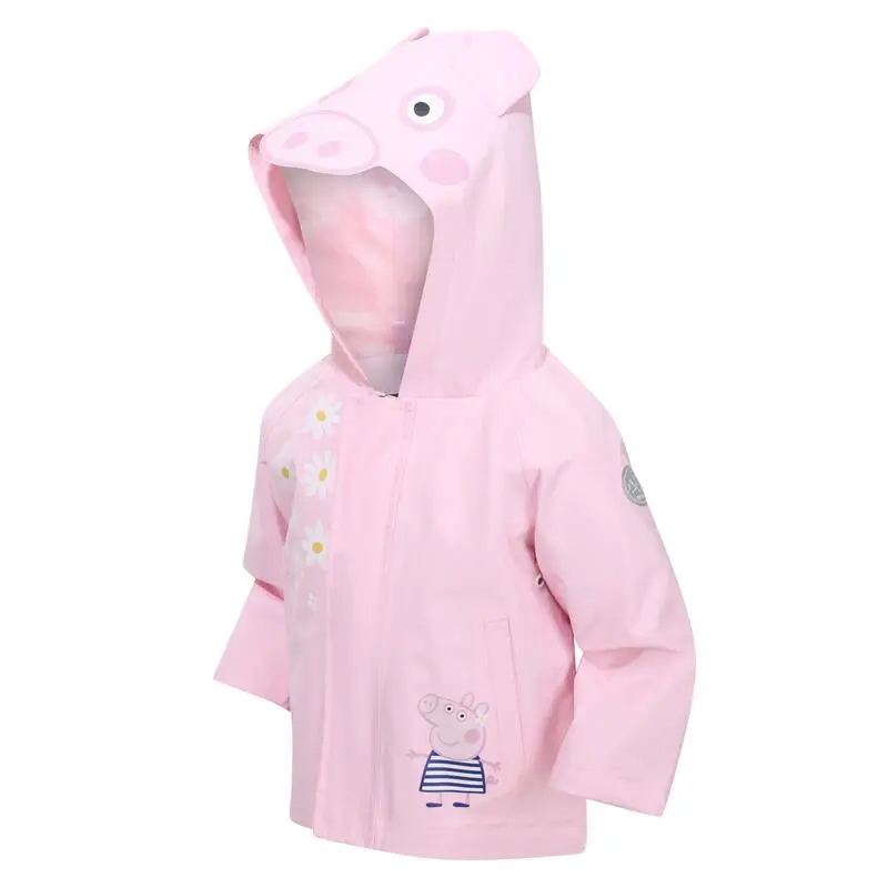 Regatta Chaqueta Peppa Pig Para Niños/Niñas Neblina Rosa - Chaqueta Impermeable y Ligera para Actividades al Aire Libre 4 Regatta Chaqueta Peppa Pig Para Niños/Niñas Neblina Rosa - Chaqueta Impermeable y Ligera para Actividades al Aire Libre - Imagen 4
