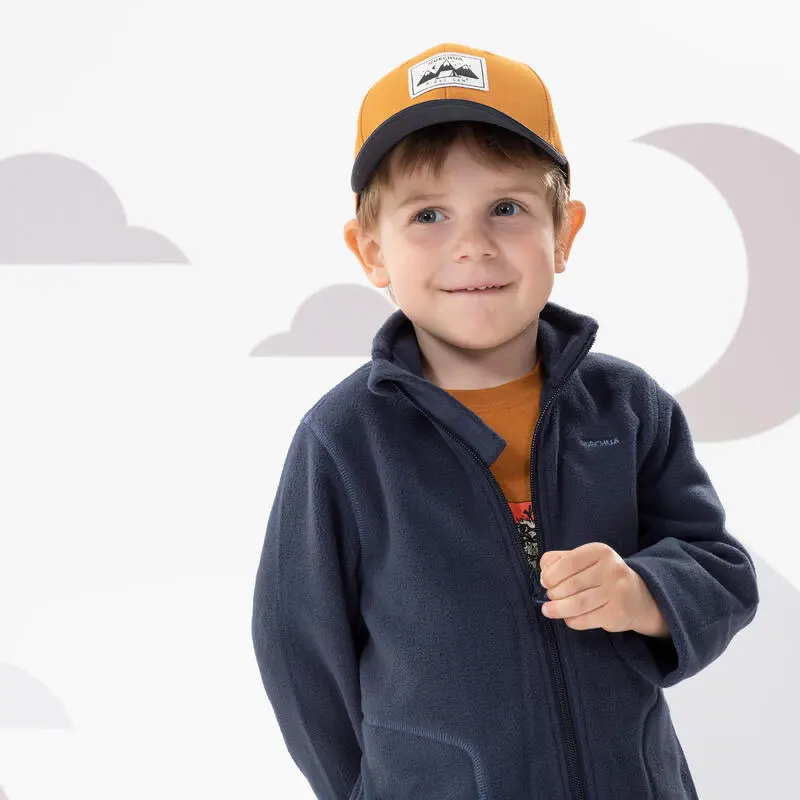 Chaqueta Polar de Montaña y Trekking para Niños 2-6 Años Quechua MH150 Azul 1 Chaqueta Polar de Montaña y Trekking para Niños 2-6 Años Quechua MH150 Azul