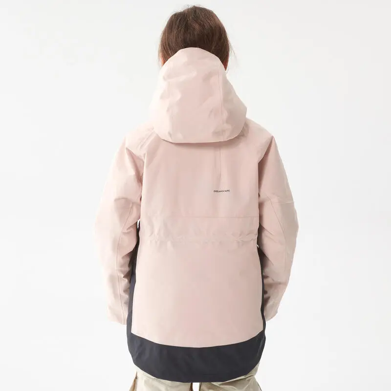 Chaqueta Snowboard y Esquí Dreamscape SNB JKT 500 Impermeable para Niños - Rosa 4 Chaqueta Snowboard y Esquí Dreamscape SNB JKT 500 Impermeable para Niños - Rosa - Imagen 4