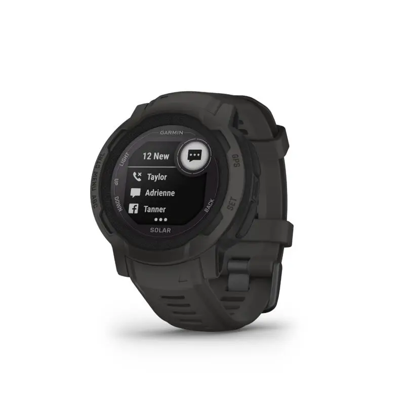 Garmin Instinct 2S Solar Reloj GPS Robusto Negro - Trail Running 4 Garmin Instinct 2S Solar Reloj GPS Robusto Negro - Trail Running - Imagen 4