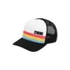 Gorra Hydrazero Trucker Curvada 226ERS - Blanco y Negro - Ideal para Triatlón
