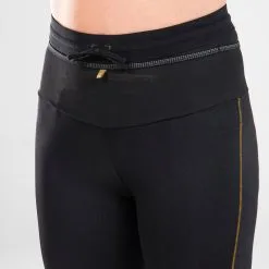 EVADICT Mallas Trail Running Piratas Mujer Emboss Negro - Ropa Deportiva para Trail Running